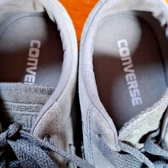 Green suede trainers - Picture 2 of 4